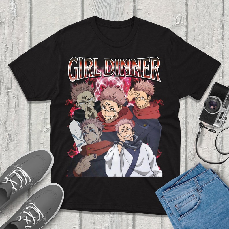 Premium Anime Merchandise - Koszulka Sukuna Jujutsu-Kaisen Streetwear Najwyższej jakości