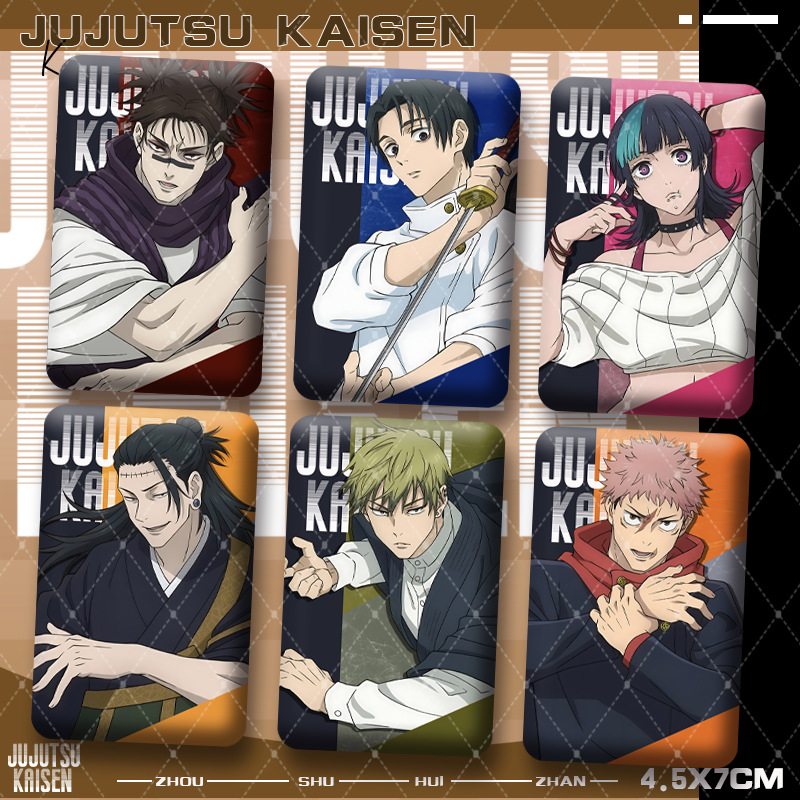 Premium Anime Merchandise - Przypinki Jujutsu Kaisen Premium Square Double‑Flash
