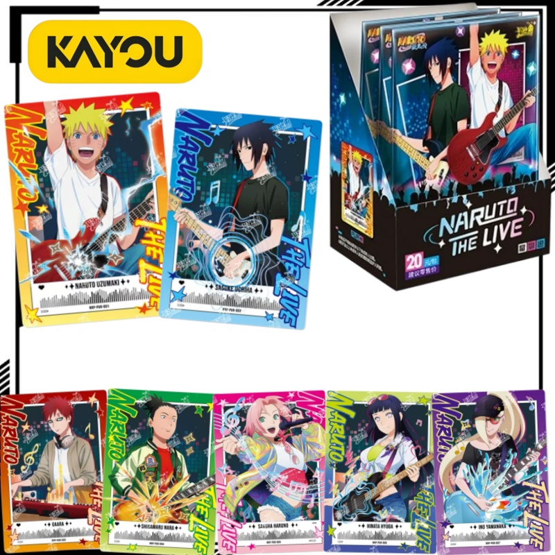 Anime Merchandise Naruto - Oficjalny zestaw limitowanych kart fotograficznych Naruto