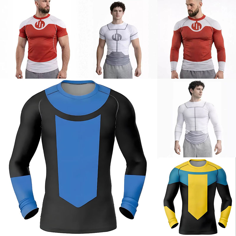 Anime Merchandise Men - Nowa Niezwyciężona Koszulka Rash Guard do