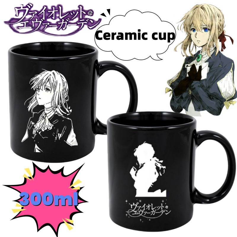Anime Merchandise Mugs - Nowy Violet Evergarden Minimalistyczny Gadżet Anime