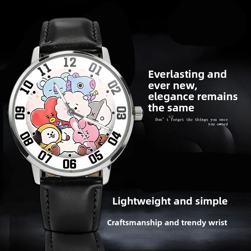 Zegarek BT21, kreskówkowy, uro – Anime Merchandise Types recenzja i cena
