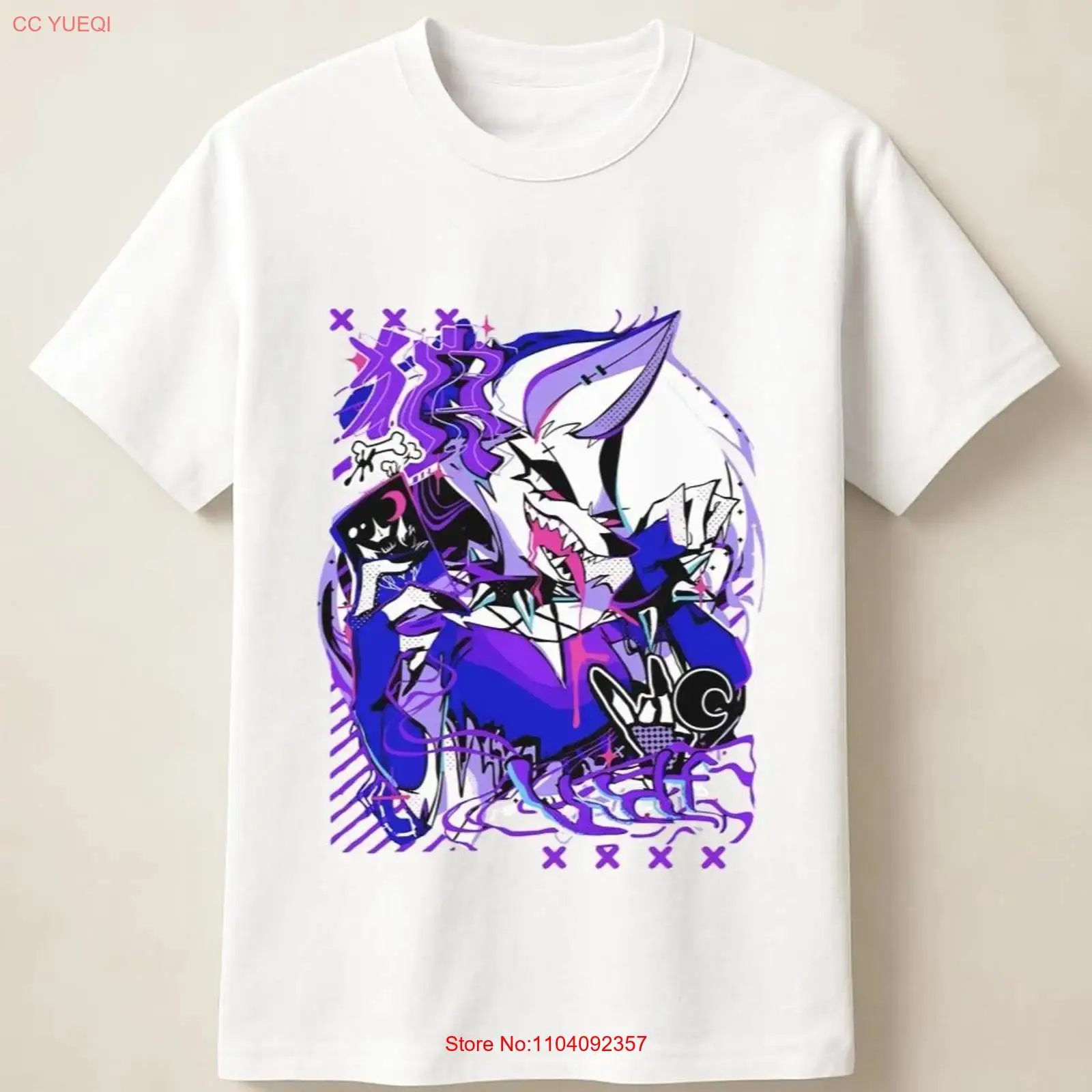 Fioletowa koszulka z anime wil – Anime Merchandise Men recenzja i cena