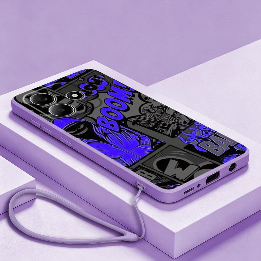 Etui z grafiką graffiti w styl – Lanyard Anime Logo recenzja i cena