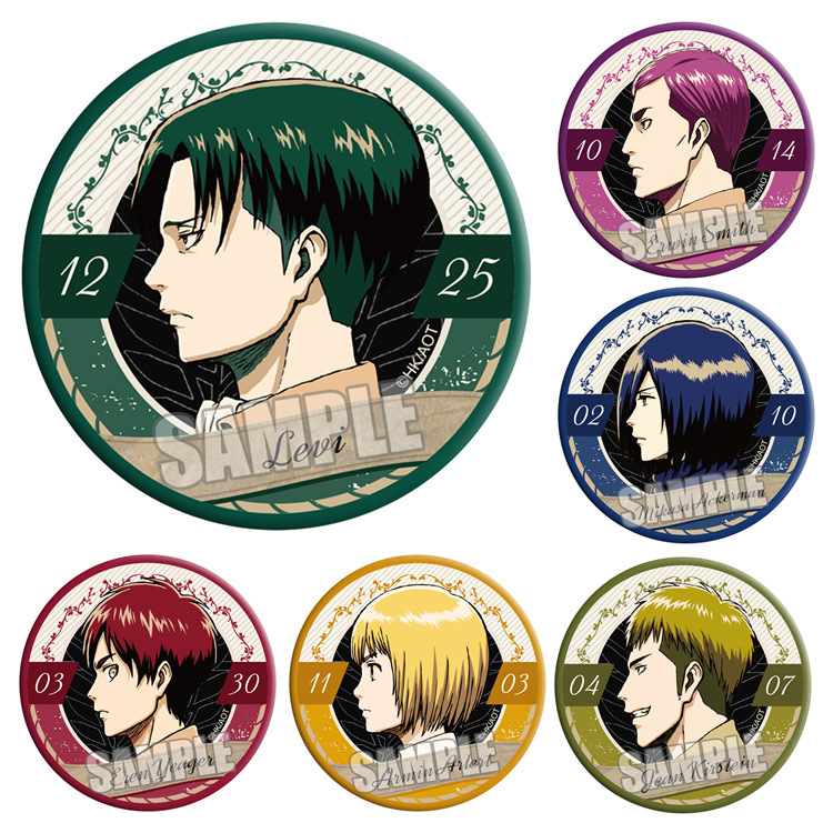 Zestaw przypinek Anime Atak Ty – Anime Merchandise Types recenzja i cena